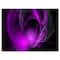 Designart - Purple Fractal Galactic Nebula - Abstract Wall Art Canvas